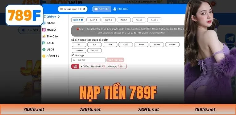 Nạp Tiền 789F Siêu Tốc Với 4 Phương Thức Dễ Thực Hiện - KECIMO.IM