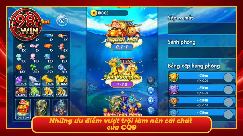 CQ9 Bắn Cá 98WIN - Chinh Phục Đại Dương Đẳng Cấp Tại 98WIN - KECIMO.IM